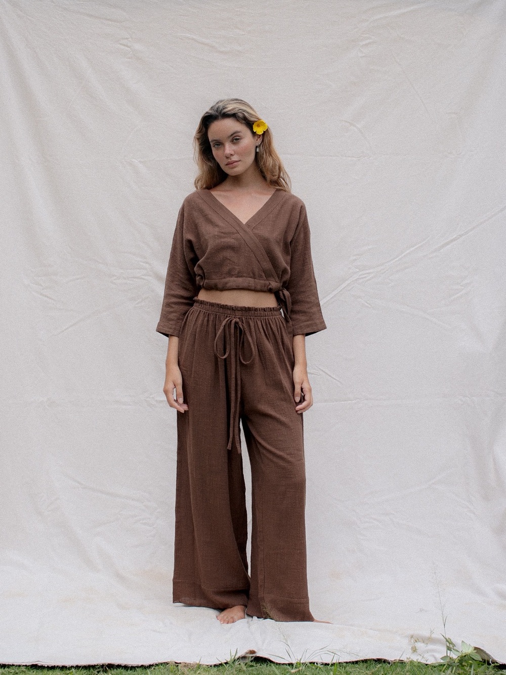 Indigo Luna Flow Pant Chestnut M/L